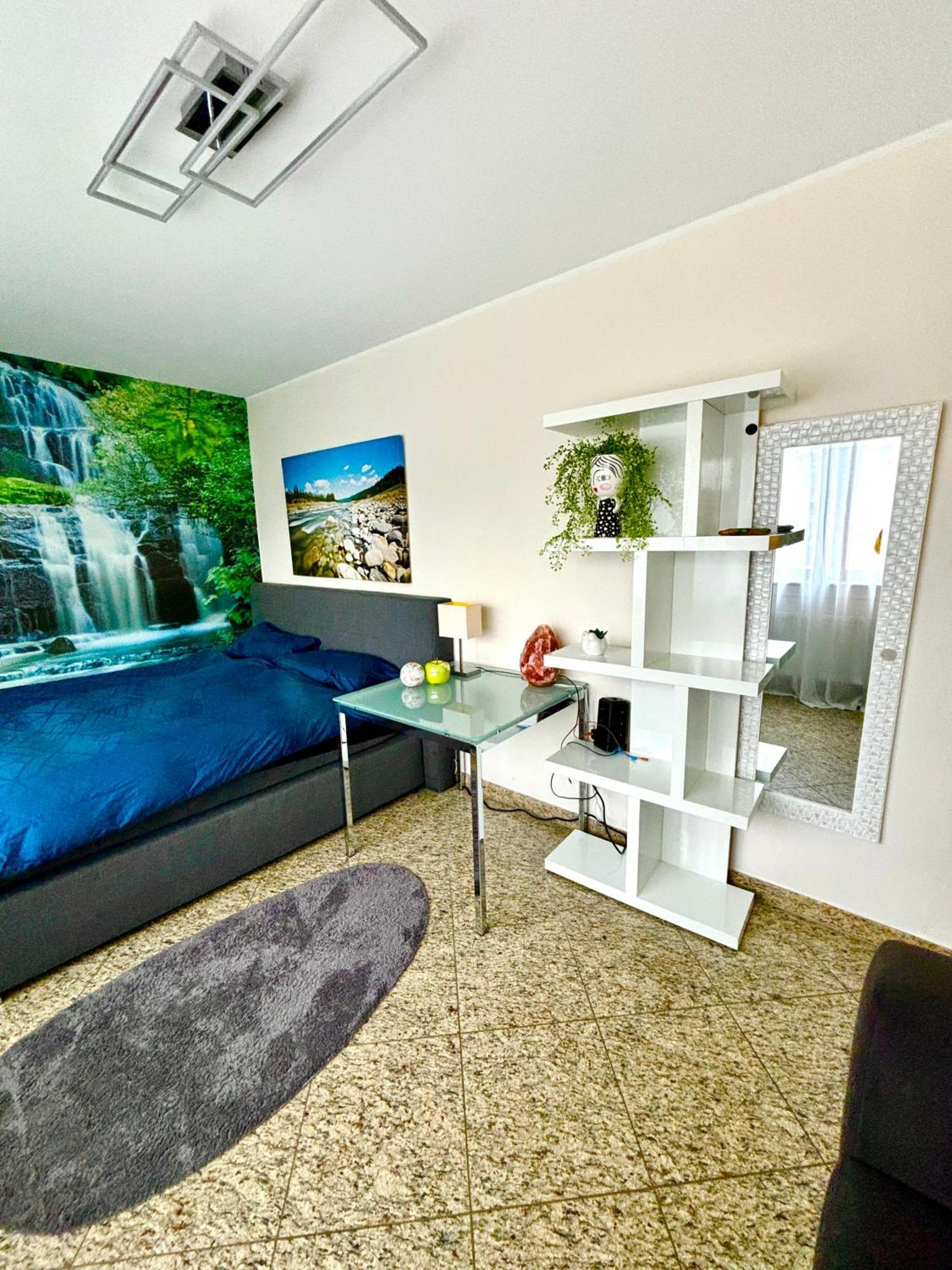 Wolkenzimmer Mit 140 Cm Bett Im Erdgeschoss Seligenstadt Extérieur photo